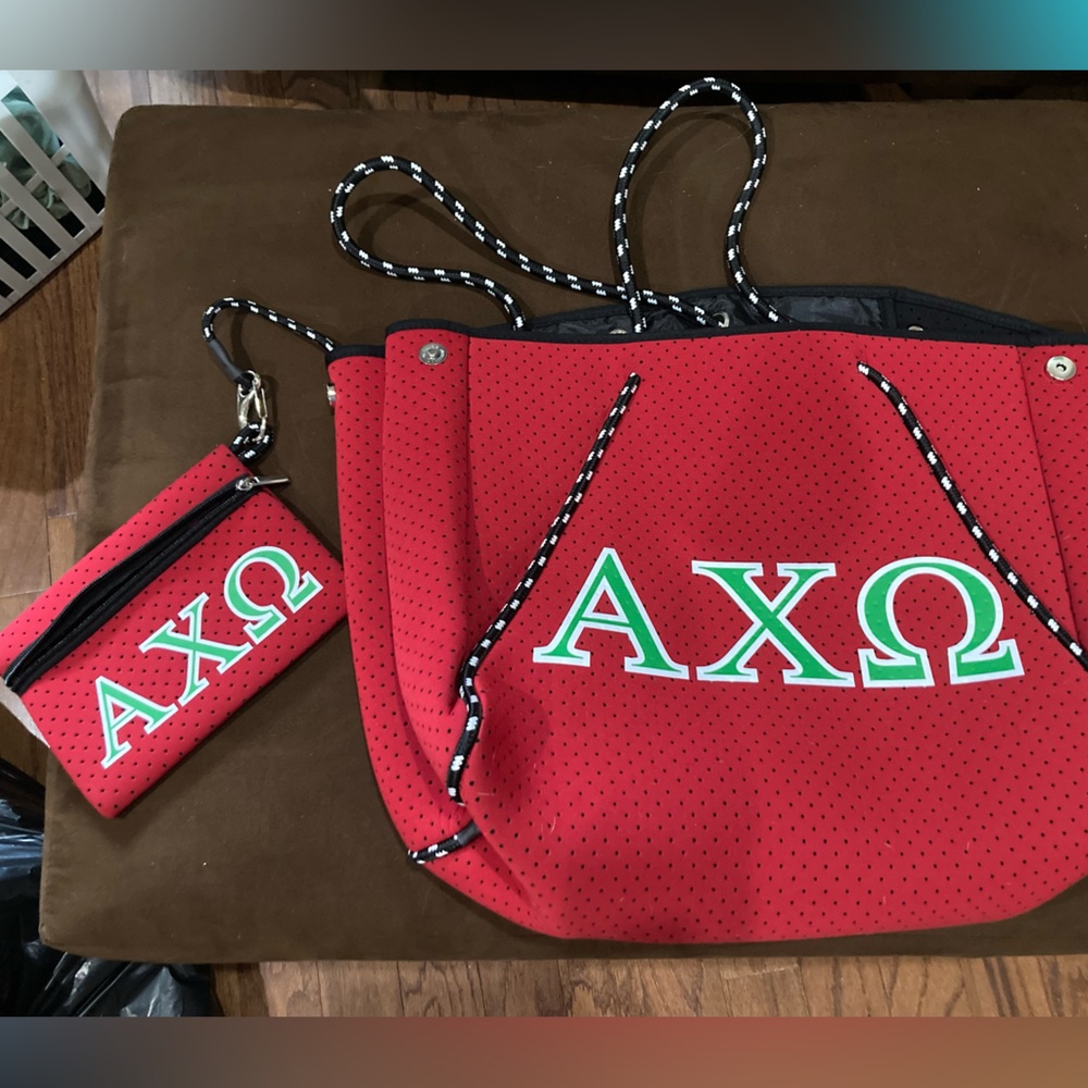 ALPHA CHI OMEGA Sorority tote